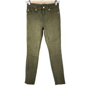 7 For All Mankind HW Knee Seam Ankle Skinny